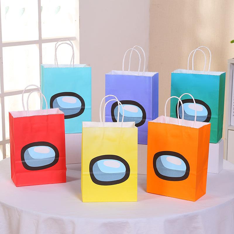 Gift Wrap 12/6pcs Among Kraft Paper Bags Bronzing Bag Birthday Wedding Favor Box Christmas With Handle Cookie Packaging
Gift Wrap 12/6pcs Among Kraft Paper Bags Bronzing Bag Birthday Wedding Favor Box Christmas With Handle Cookie Packaging