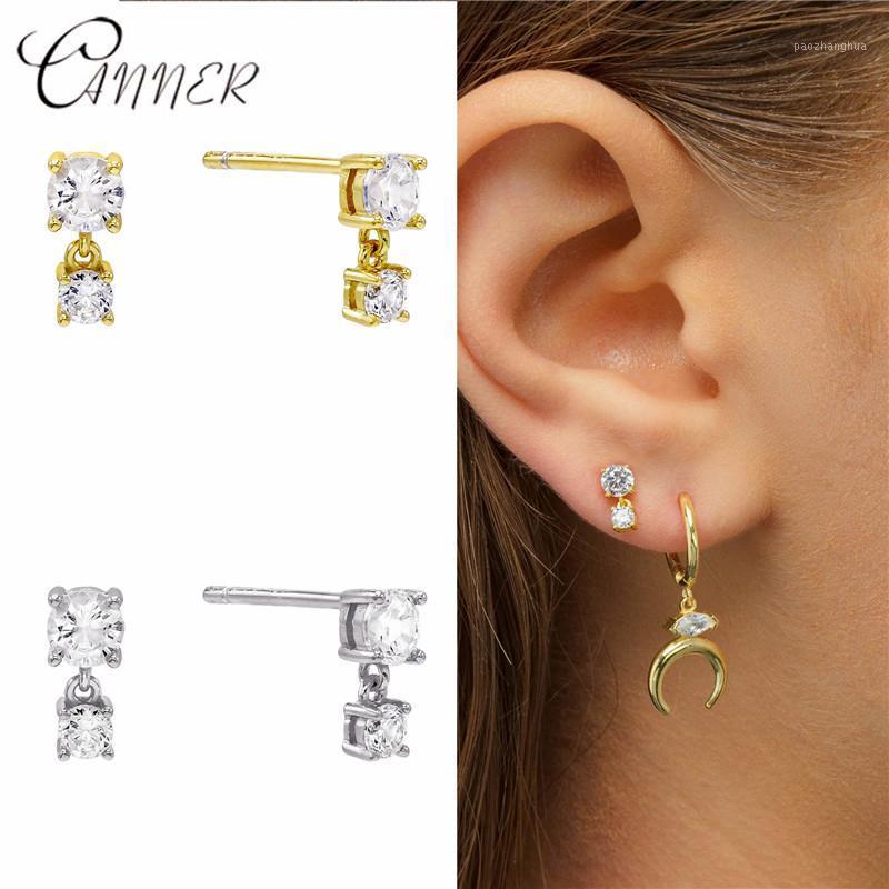 Tiny CZ Zircon Crystal Stud Earring Wedding 925 Sterling Silver For Women Girl Fashion Jewelry Christmas Gift, Golden;silver
Tiny CZ Zircon Crystal Stud Earring Wedding 925 Sterling Silver For Women Girl Fashion Jewelry Christmas Gift, Golden;silver