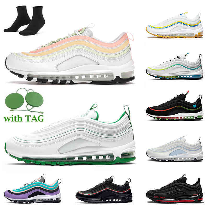 Running Shoes Women Mens 97s Melon Tint Barely Volt Atomic Pink White Pine Green MSCHF Satan Undefeated Big Size US 12, A20 triple black 36-46
Running Shoes Women Mens 97s Melon Tint Barely Volt Atomic Pink White Pine Green MSCHF Satan Undefeated Big Size US 12, A20 triple black 36-46