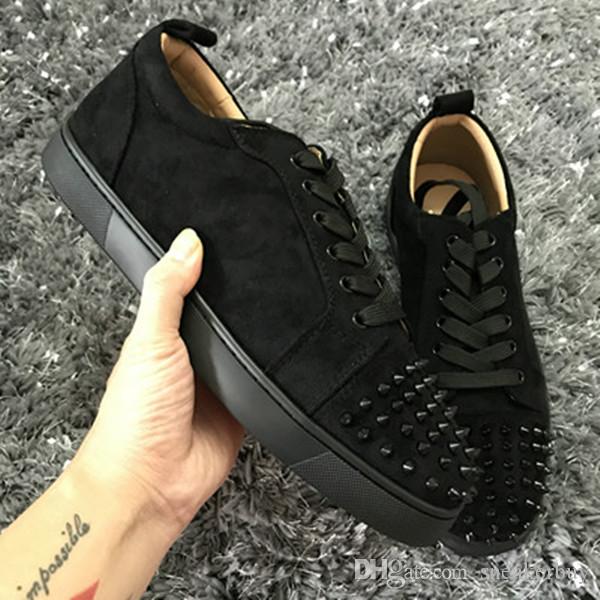 LOUBOUTIN CHRISTIAN New Low Cut Suede Spiked Toe Casual Flats Red Bottom Shoes For Men and Women Party Sneakers Famous wjx
LOUBOUTIN CHRISTIAN New Low Cut Suede Spiked Toe Casual Flats Red Bottom Shoes For Men and Women Party Sneakers Famous wjx