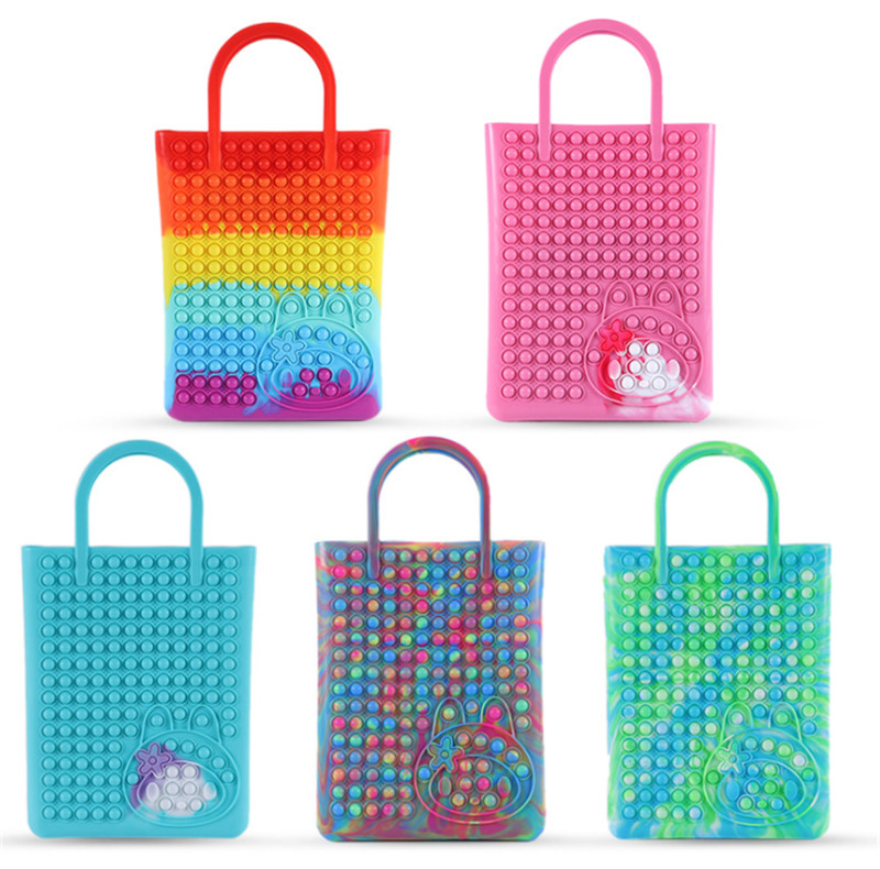 Push pop sensory fidget toy handbag silicone rubber hand bags purses heart shaped bubble popper ball popping finger puzzle stress relief gifts-TOPN822
Push pop sensory fidget toy handbag silicone rubber hand bags purses heart shaped bubble popper ball popping finger puzzle stress relief gifts-TOPN822