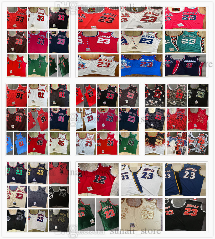 Mitchell and Ness Authentic Stitched Basketball 23 Michael Jerseys 12 45 Scottie Pippen 33 Dennis Rodman 91 Derrick Rose 1 Toni Kukoc 7 Real Dense 100% Embroidery, Choose the number you need
Mitchell and Ness Authentic Stitched Basketball 23 Michael Jerseys 12 45 Scottie Pippen 33 Dennis Rodman 91 Derrick Rose 1 Toni Kukoc 7 Real Dense 100% Embroidery, Choose the number you need
