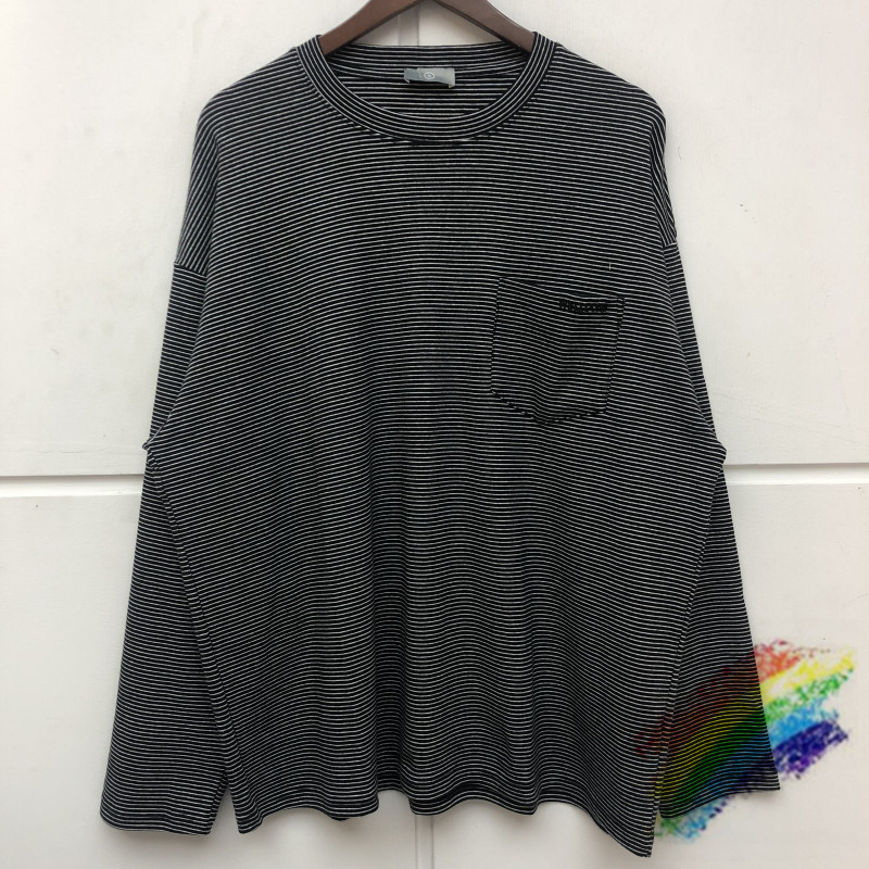 2020ss Long sleeve T-shirt Men Women 1 Best quality Black Striped shirt hip-hop Top Tee, White;black
2020ss Long sleeve T-shirt Men Women 1 Best quality Black Striped shirt hip-hop Top Tee, White;black