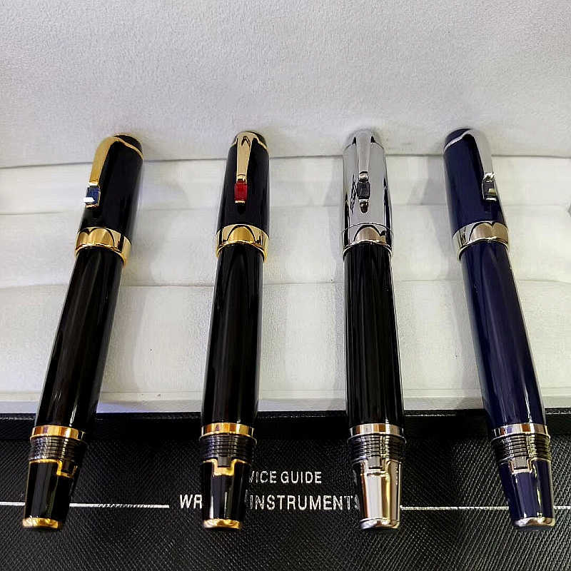 Classic Limited edition Bohemies Extend-retract Nib Fountain pen Top High quality 14K Business office ink pen with Diamond and Serial Number, Sky blue
Classic Limited edition Bohemies Extend-retract Nib Fountain pen Top High quality 14K Business office ink pen with Diamond and Serial Number, Sky blue