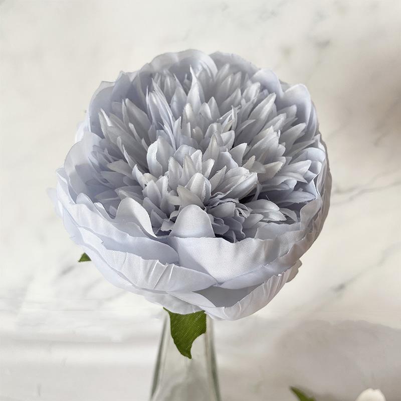 High Quality Peony Artificial Flower Head With Free Stem Silk Clothe Fake For Wedding Home Garden Decoration Decorative Flowers & Wreaths