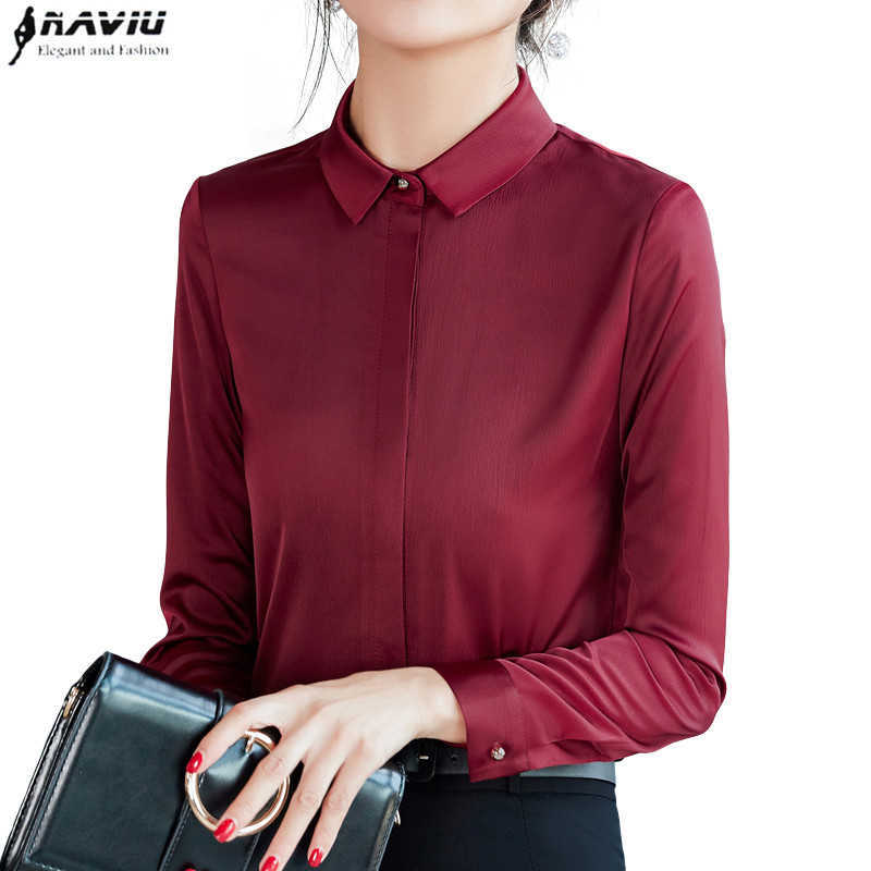 High Quality Fashion Slim Women Blouse OL Elegant Long Sleeve Wine Red Plus Size Chiffon Shirt Office Ladies Work Wear Tops 210604, Apricot
High Quality Fashion Slim Women Blouse OL Elegant Long Sleeve Wine Red Plus Size Chiffon Shirt Office Ladies Work Wear Tops 210604, Apricot