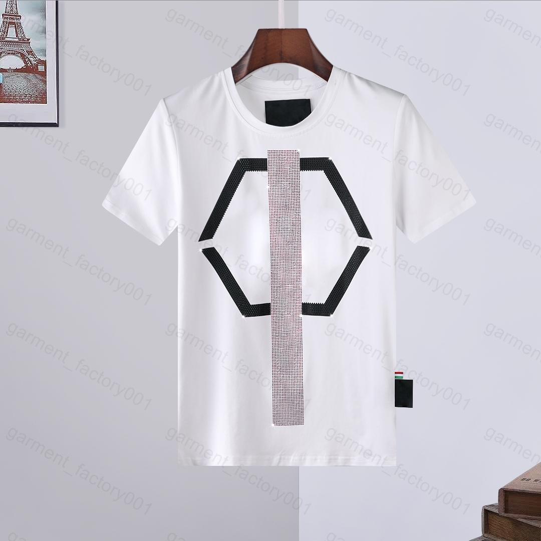 Phillip Plain Men designer PP Skull Diamond t shirt Short sleeve Dollar Brown bear Brand tee O-Neck high Quality Skulls TShirt tees tops 01, White;black
Phillip Plain Men designer PP Skull Diamond t shirt Short sleeve Dollar Brown bear Brand tee O-Neck high Quality Skulls TShirt tees tops 01, White;black