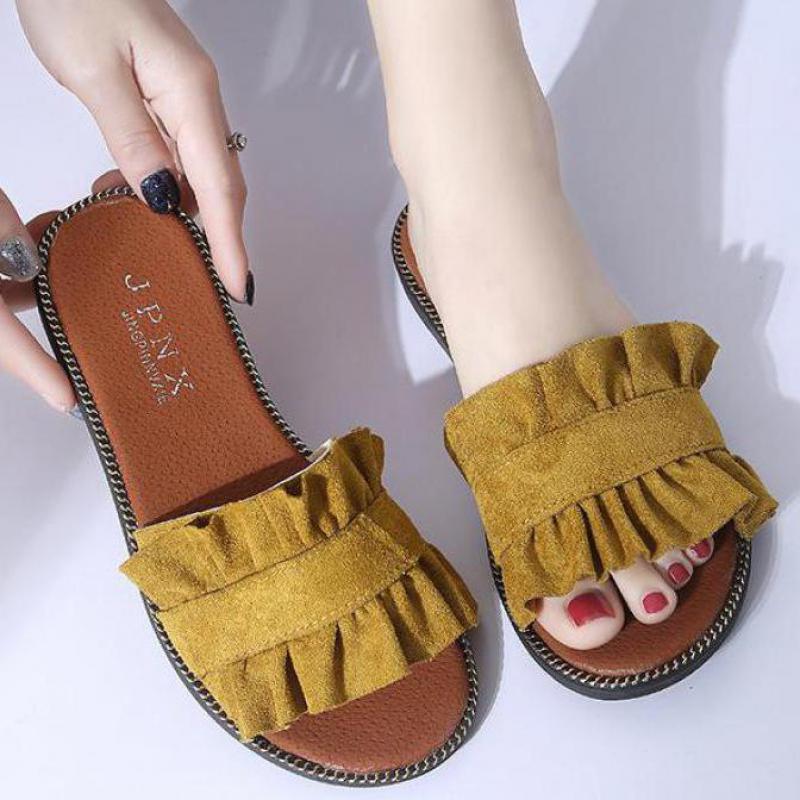 Slippers Women Summer Sandals Slipper Indoor Outdoor Flip-flops Beach Flat Shoes Female Fashion Floral Open Toe Suede, Beige
Slippers Women Summer Sandals Slipper Indoor Outdoor Flip-flops Beach Flat Shoes Female Fashion Floral Open Toe Suede, Beige