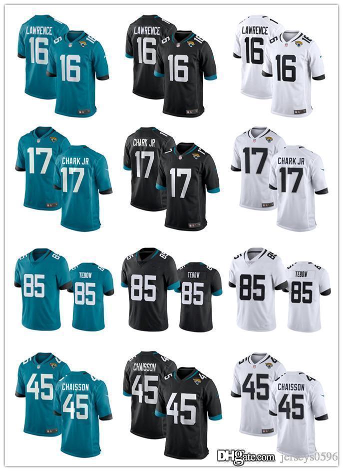 Men women JacksonvilleJaguarsJersey 85 Tim Tebow 16 Trevor Lawrence 17 D.J. Chark JR 45 K'Lavon Chaisson Football Jerseys, Color
Men women JacksonvilleJaguarsJersey 85 Tim Tebow 16 Trevor Lawrence 17 D.J. Chark JR 45 K'Lavon Chaisson Football Jerseys, Color