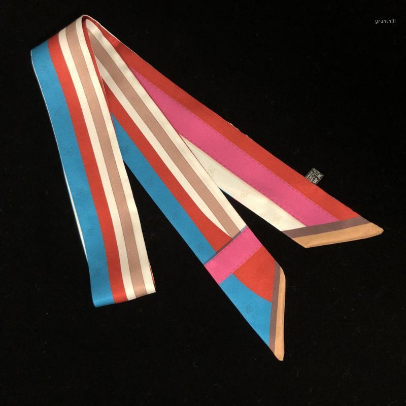 Scarves 120*5cm Striped Ribbon Printing Women's Tie Bag Handle Silk Scarf Small Neckerchief, Blue;gray
Scarves 120*5cm Striped Ribbon Printing Women's Tie Bag Handle Silk Scarf Small Neckerchief, Blue;gray