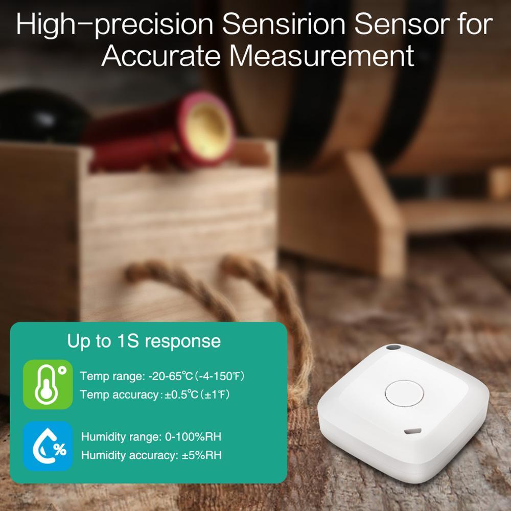 Hygrometer wireless hygrometer digital data recorder c/f outdoors indoor bluetooth humidity meter temperature alarm