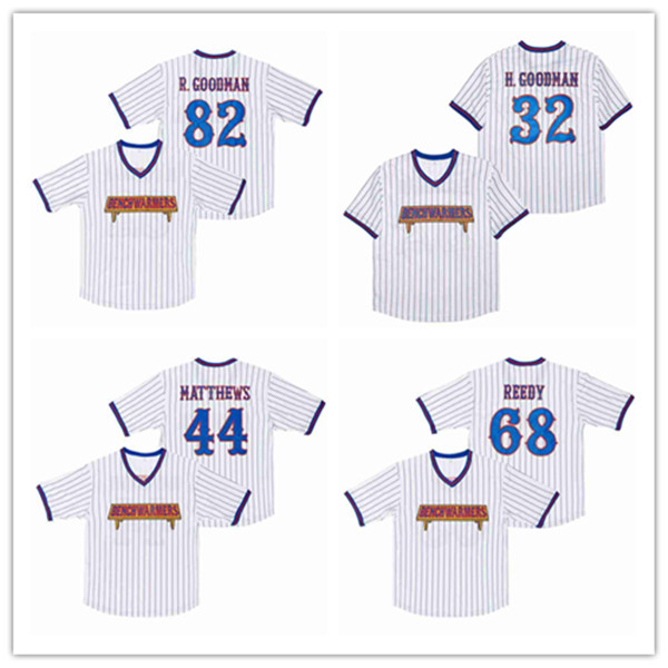 Benchwarmers Jersey 32 Howie Goodman 68 Reedy 82 Richie Goodman 44 Matthews Stitched Man Pinstriped Baseball Jerseys, As pic
Benchwarmers Jersey 32 Howie Goodman 68 Reedy 82 Richie Goodman 44 Matthews Stitched Man Pinstriped Baseball Jerseys, As pic