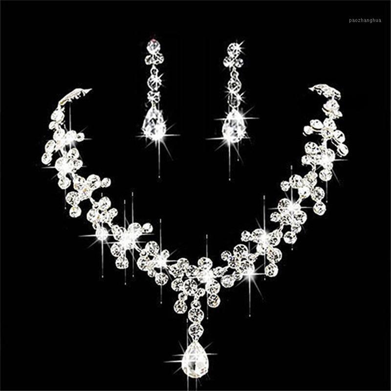 Earrings & Necklace Exquisite Jewelry Sets For Women Wedding Party Accessories Cubic Zircon Stud Gift, Silver
Earrings & Necklace Exquisite Jewelry Sets For Women Wedding Party Accessories Cubic Zircon Stud Gift, Silver