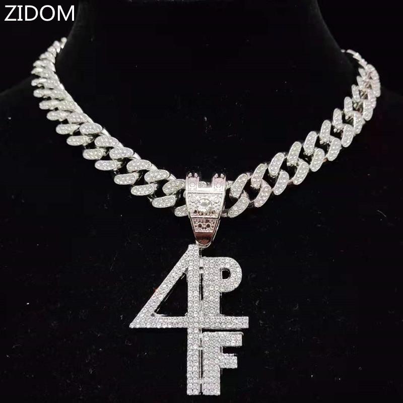 pendant necklaces men women hip hop 4pf letter necklace miami cuban chain iced out bling hiphop fashion charm jewelry, Silver
pendant necklaces men women hip hop 4pf letter necklace miami cuban chain iced out bling hiphop fashion charm jewelry, Silver