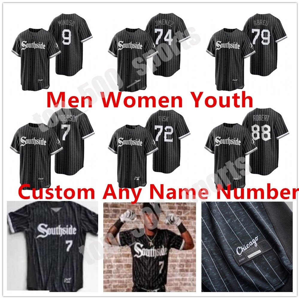 Custom 2021 Chicago Men Women youth Baseball Jerseys Tim Anderson Luis Robert 72 Carlton Fisk 79 Jose Abreu 45 Michael 35 Frank Thomas Stitched White Sox jersey, Colour 17
Custom 2021 Chicago Men Women youth Baseball Jerseys Tim Anderson Luis Robert 72 Carlton Fisk 79 Jose Abreu 45 Michael 35 Frank Thomas Stitched White Sox jersey, Colour 17