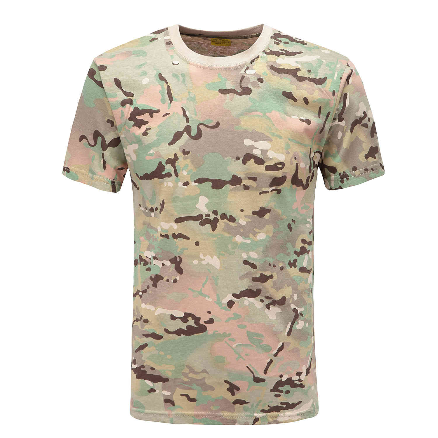 Military Camouflage Clothing Breathable Combat T-Shirt Men Summer Short Sleeved Tshirt Army Camo Soldier Male Tee t shirt 210518