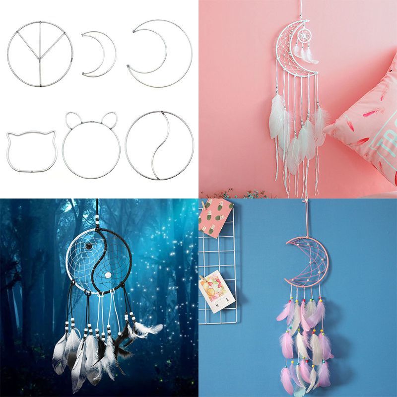 Iron Ring Nice Dreamcatcher Hut Cat Moon Special Forward Rings Diy Handmande