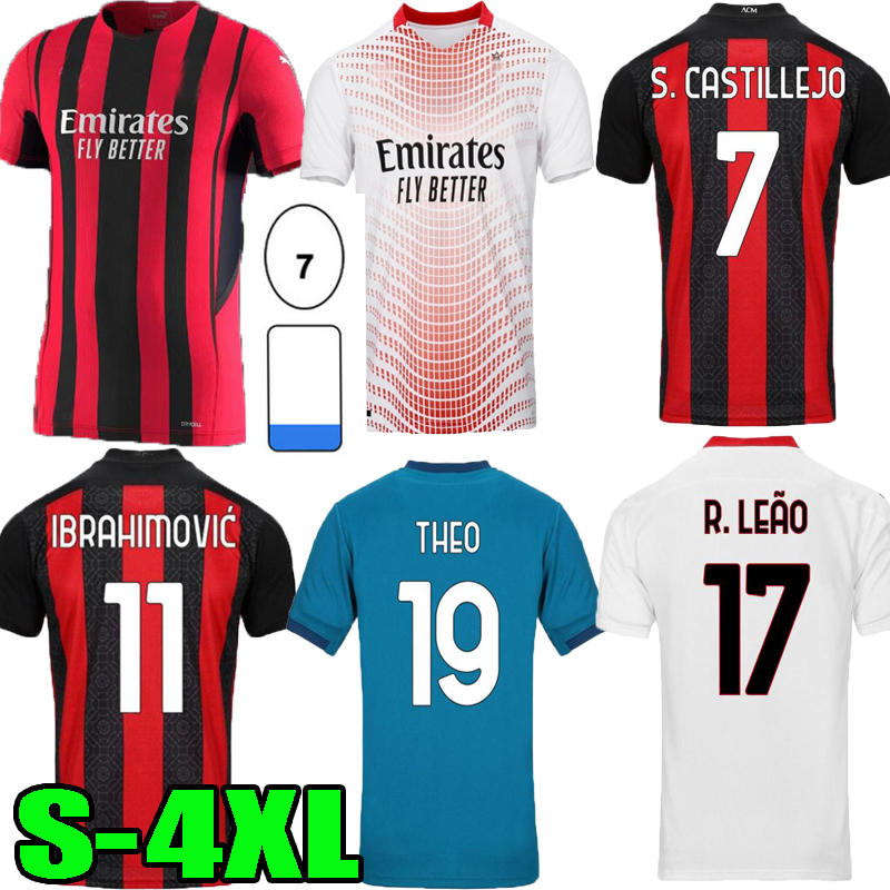 20 21 22 AC home Soccer milan BALR THEO jerseys 2021 2022 away blue IBRAHIMOVIC TONALI Mandzukic Kessie Men football Training shirts S-4XL, 2020
20 21 22 AC home Soccer milan BALR THEO jerseys 2021 2022 away blue IBRAHIMOVIC TONALI Mandzukic Kessie Men football Training shirts S-4XL, 2020