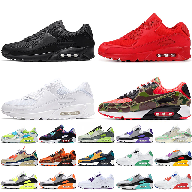 Top Quality Women Mens 90s Runnning Shoes NIK Triple Black White Off Red Camo AIR MAX airmax Trail Team Gold Trainers Sneakers 36-45
Top Quality Women Mens 90s Runnning Shoes NIK Triple Black White Off Red Camo AIR MAX airmax Trail Team Gold Trainers Sneakers 36-45