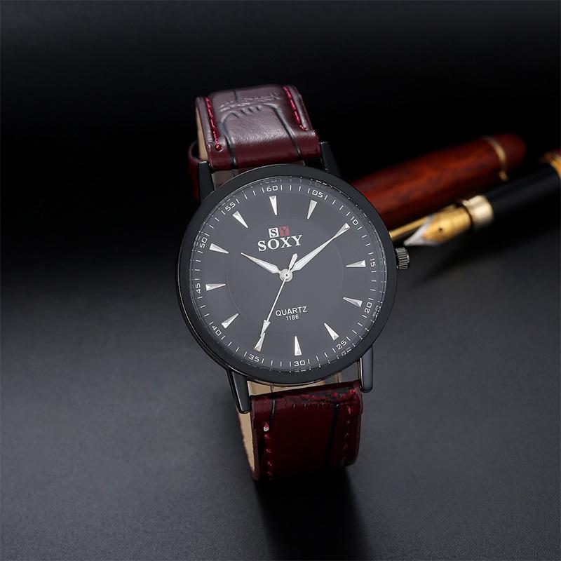 Wristwatches Men's Watch Date Day Genuine Leather Strap Watches Male Casual Quartz Men Wristwatch Relogio Masculino, Brown
Wristwatches Men's Watch Date Day Genuine Leather Strap Watches Male Casual Quartz Men Wristwatch Relogio Masculino, Brown