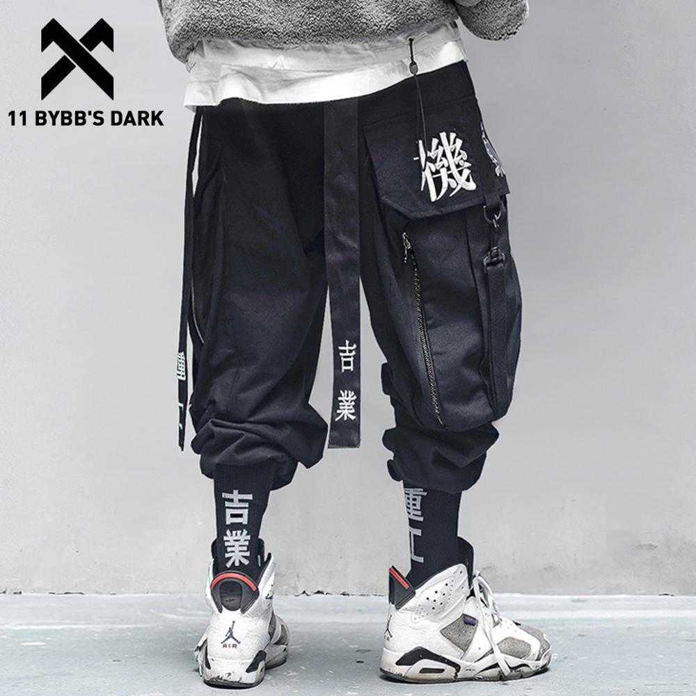 11 BYBB'S DARK Multi Pocket Hip Hop Pants Men Ribbon Elastic Waist Harajuku Streetwear Joggers Mens Trousers Techwear Pants 210616, Black
11 BYBB'S DARK Multi Pocket Hip Hop Pants Men Ribbon Elastic Waist Harajuku Streetwear Joggers Mens Trousers Techwear Pants 210616, Black