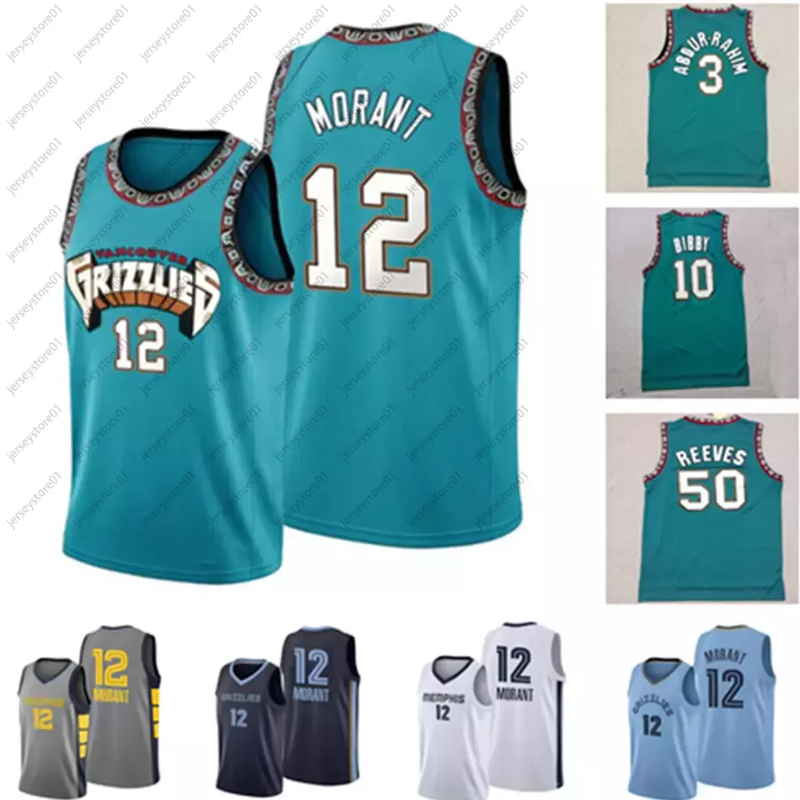 Ja 12 Morant Mike 10 Bibby Basketball Jersey Shareef 3 Abdur-Rahim 50 Reeves Jerseys Retro Green Mens Shirt, As shown in illustration
Ja 12 Morant Mike 10 Bibby Basketball Jersey Shareef 3 Abdur-Rahim 50 Reeves Jerseys Retro Green Mens Shirt, As shown in illustration