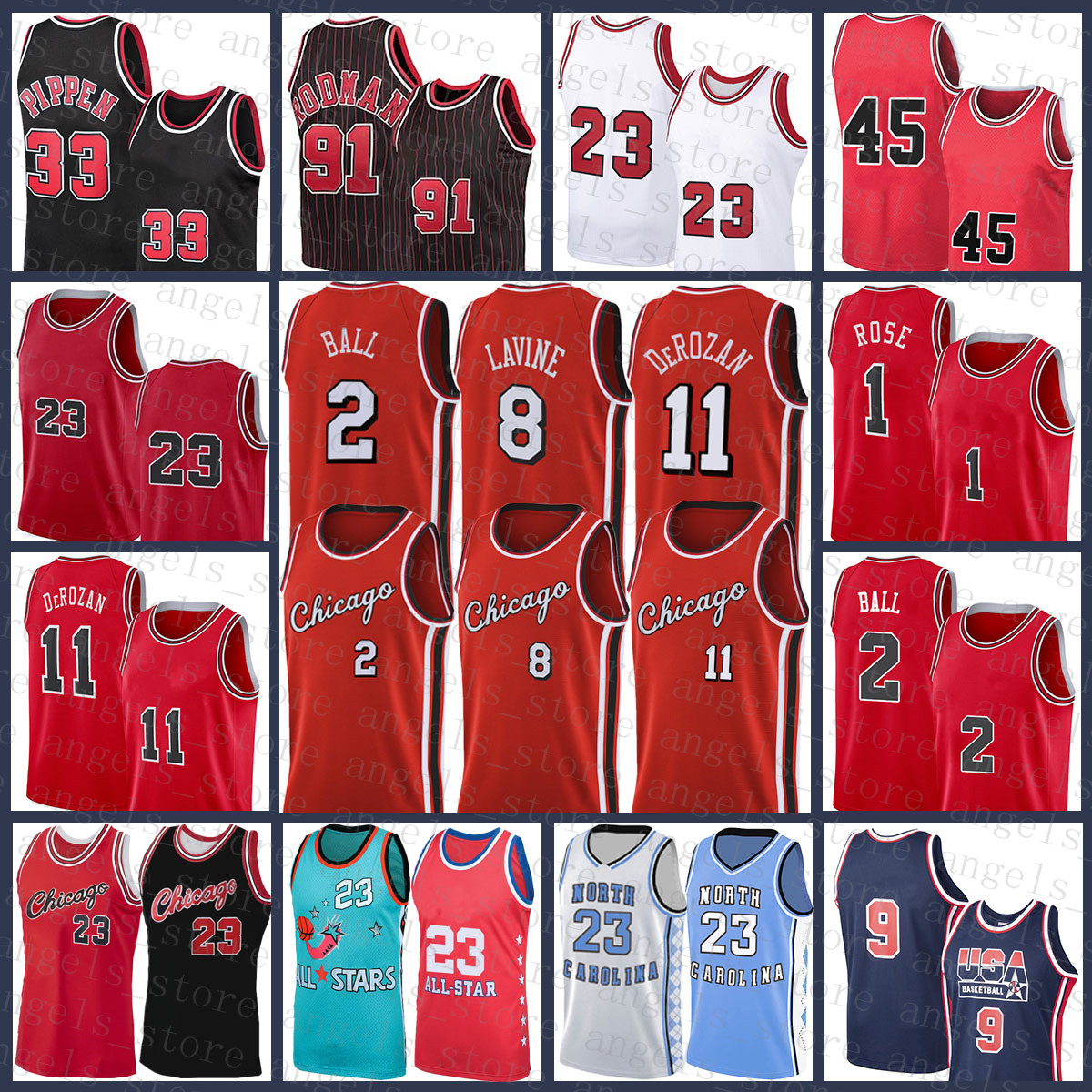 Cheap 23 45 9 MJ Chicagos Basketball Jersey Bull Lonzo 2 Ball Mens Zach 8 LaVine Demar 11 DeRozan Derrick 1 Rose Scottie 33 Pippen Dennis 91 Rodman Black, Ncaa
Cheap 23 45 9 MJ Chicagos Basketball Jersey Bull Lonzo 2 Ball Mens Zach 8 LaVine Demar 11 DeRozan Derrick 1 Rose Scottie 33 Pippen Dennis 91 Rodman Black, Ncaa