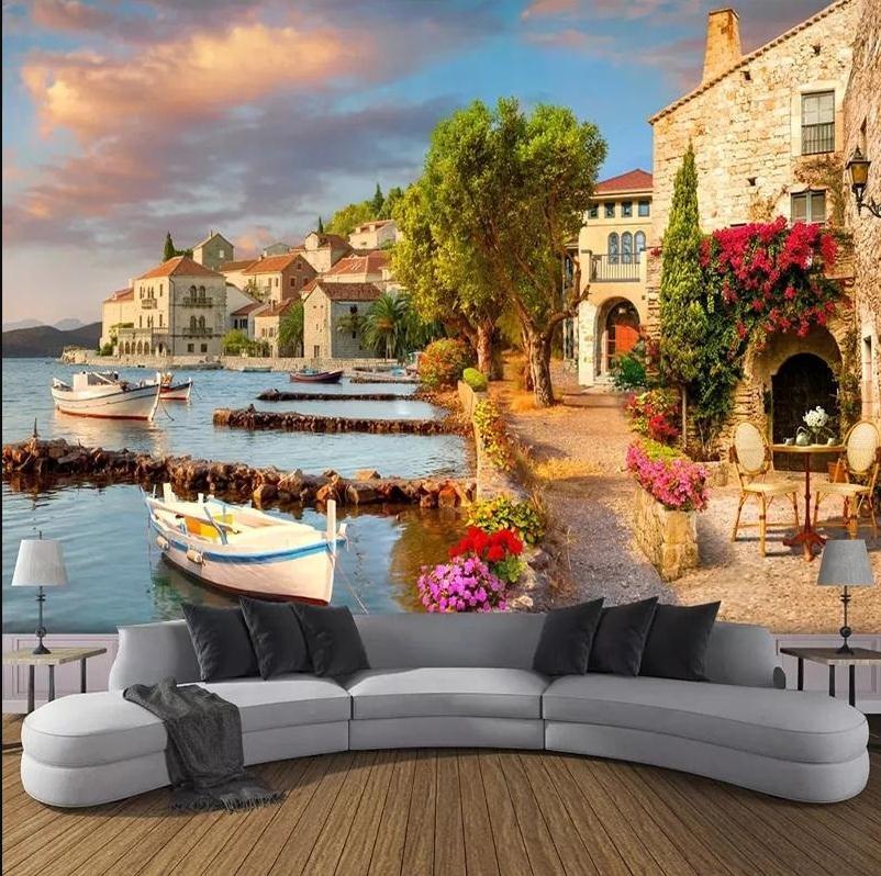 European style 3d murals wallpaper for living room jewelry butterfly love flower wallpapers 3D background wall