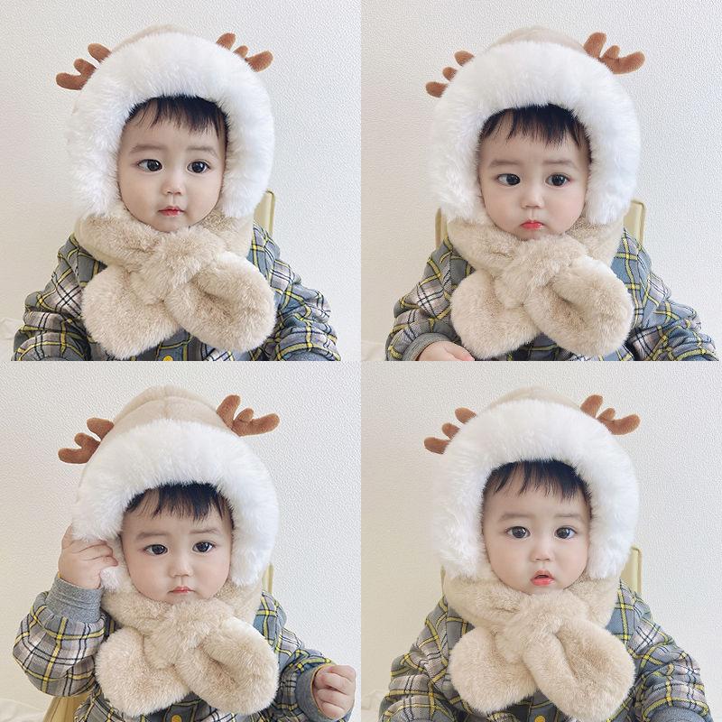 Caps & Hats Baby Autumn And Winter Children's Hat Scarf Integrated Plush Thickened Girl Cute Super Boy's Pullover Bonnets, Yellow
Caps & Hats Baby Autumn And Winter Children's Hat Scarf Integrated Plush Thickened Girl Cute Super Boy's Pullover Bonnets, Yellow
