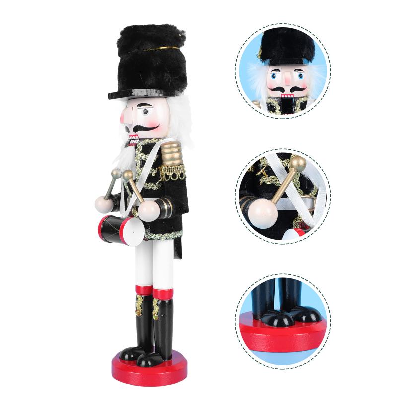 Christmas Decorations 1Pc Decorative Wooden Puppet Doll Xmas Home Walnut Soldier Festival Adorn
Christmas Decorations 1Pc Decorative Wooden Puppet Doll Xmas Home Walnut Soldier Festival Adorn