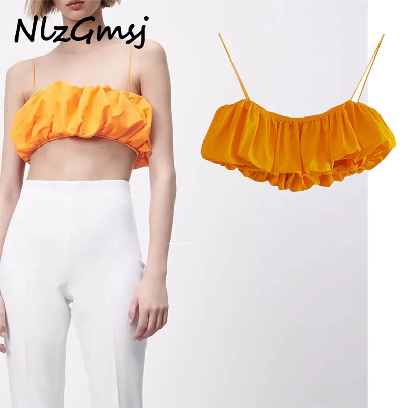 Cami Top Adjustable Spaghetti Shoulder Straps Crop Solid Layers Ruffled Bra Sexy 04 210628, As picture
Cami Top Adjustable Spaghetti Shoulder Straps Crop Solid Layers Ruffled Bra Sexy 04 210628, As picture