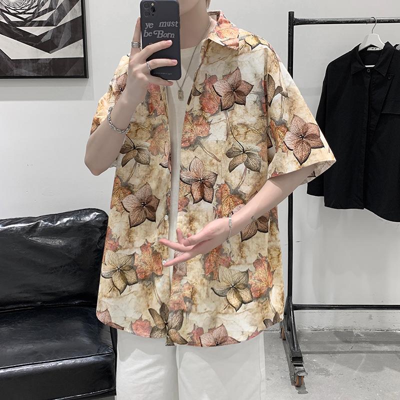 Men' Casual Shirts 2021 Arrival Man Ice Silk Men Hawaiian Camicias One Button Wild Printed Short-sleeve Blouses Tops -2XL, Blue
Men' Casual Shirts 2021 Arrival Man Ice Silk Men Hawaiian Camicias One Button Wild Printed Short-sleeve Blouses Tops -2XL, Blue