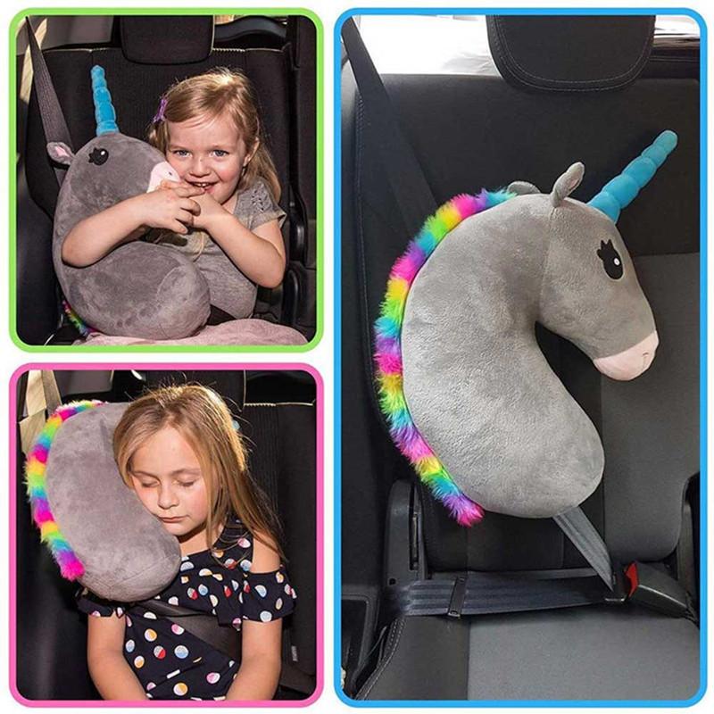 Baby Kid Travel Unicorn Pillow Children Head Neck Support Protect Car Seat Belt Shoulder Safety Strap Cute Animal Cushion, Single color
Baby Kid Travel Unicorn Pillow Children Head Neck Support Protect Car Seat Belt Shoulder Safety Strap Cute Animal Cushion, Single color