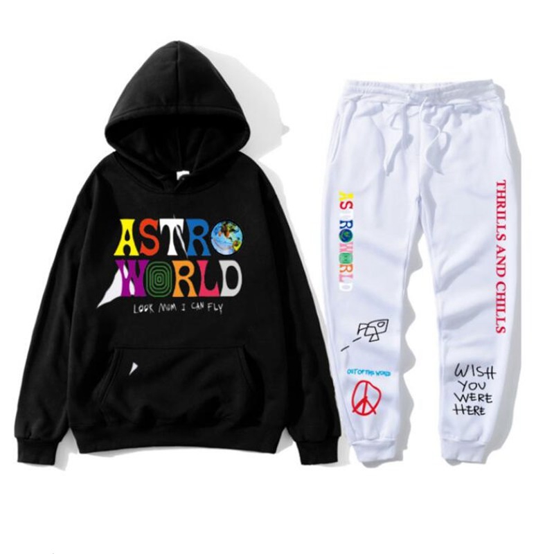 Fashion Set sweatsuit Astroworld THRILLS AND CHILLS Tracksuit Men hoodies +pants Mens Clothing Sweatshirt Women Pullover Street Hip hop Sport Streetwear Sweat Suit, Customize
Fashion Set sweatsuit Astroworld THRILLS AND CHILLS Tracksuit Men hoodies +pants Mens Clothing Sweatshirt Women Pullover Street Hip hop Sport Streetwear Sweat Suit, Customize