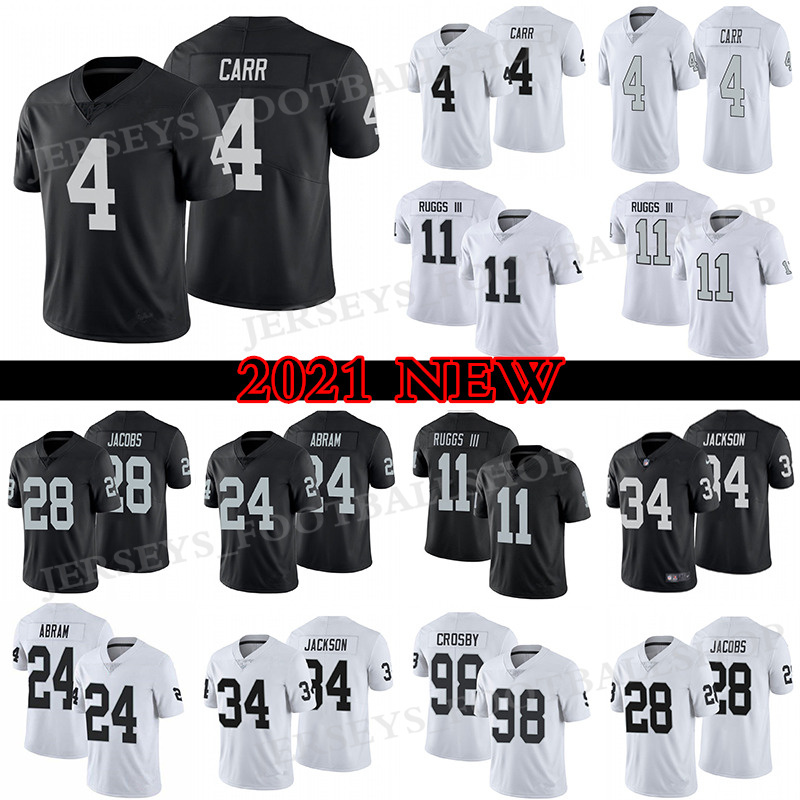 11 Henry Ruggs III 4 Derek Carr Football Jerseys Bo Jackson 28 Josh Jacobs LasVegasRaiders Johnathan Abram Men' Stitched, White
11 Henry Ruggs III 4 Derek Carr Football Jerseys Bo Jackson 28 Josh Jacobs LasVegasRaiders Johnathan Abram Men' Stitched, White