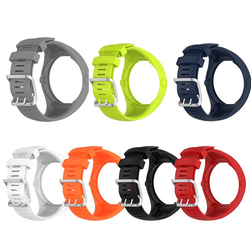 Bandes de montre Bandes Silicone Band pour Polar M200 Smartwatch Strap Strap Strap De Remplacement Bracelet Bracelet Hommes Femmes Watchbands Cor
