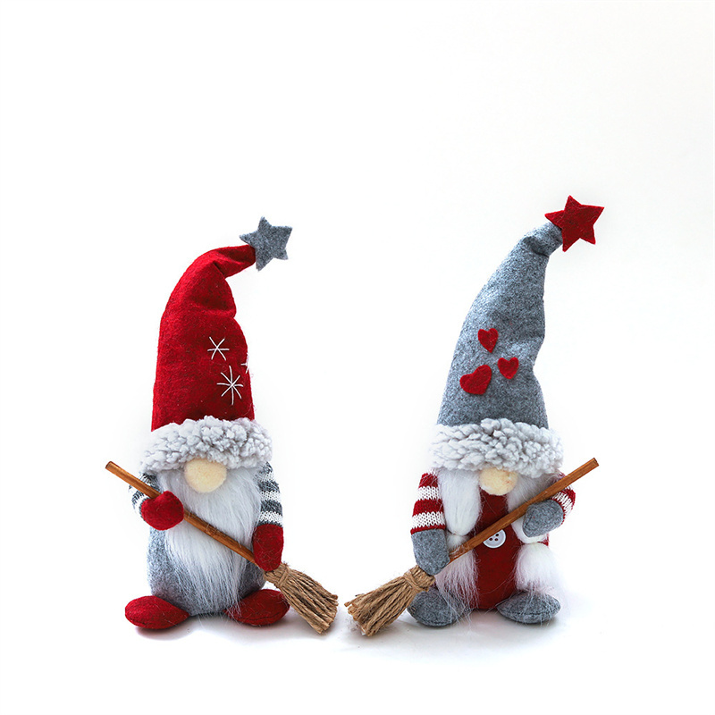 Christmas Decoration Creative Take Broom Couple Doll Faceless Doll Shopping Mall Window Decoration Supplies
Christmas Decoration Creative Take Broom Couple Doll Faceless Doll Shopping Mall Window Decoration Supplies