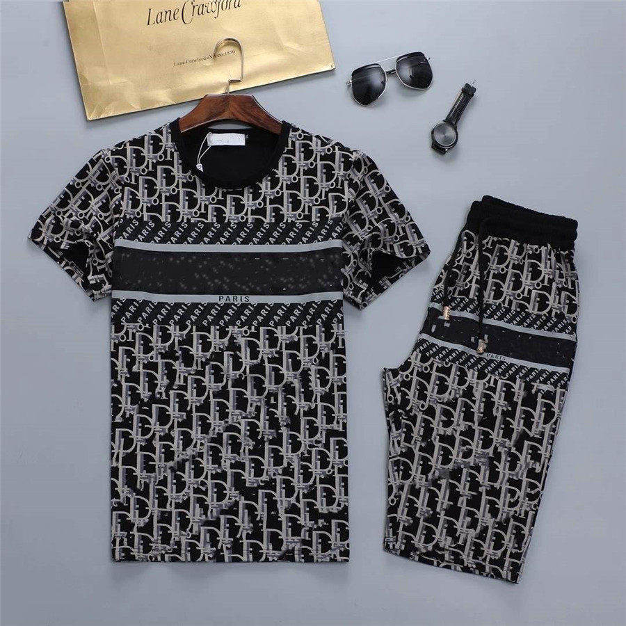 Mens Fashion Tracksuits Summer T Shirts + Shorts Clothing Sets with Letters Casual Streetwear Trend Suits Men Breathable Tees Pants, Gray
Mens Fashion Tracksuits Summer T Shirts + Shorts Clothing Sets with Letters Casual Streetwear Trend Suits Men Breathable Tees Pants, Gray
