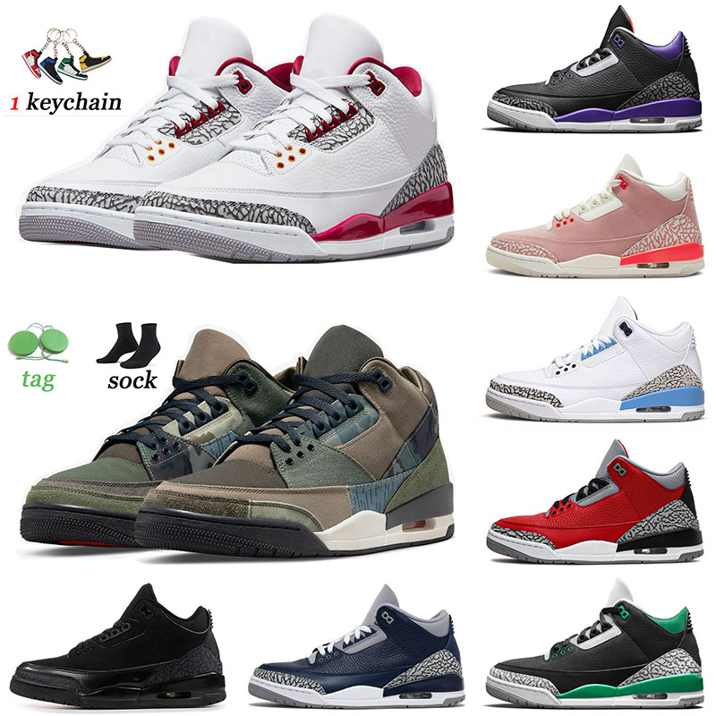 Jumpman 3s Basketball Shoes Designer Women 3 Trainers Sneakers Men Sports Cardinal Red Patchwork Georgetown Fire Red Rust Pink Black Cat Pine Green UNC Racer Blue, 36-47 unc
Jumpman 3s Basketball Shoes Designer Women 3 Trainers Sneakers Men Sports Cardinal Red Patchwork Georgetown Fire Red Rust Pink Black Cat Pine Green UNC Racer Blue, 36-47 unc