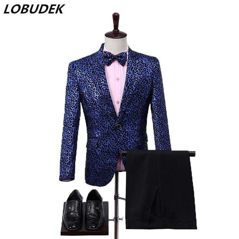 Men' Leopard Sequin Suit Slim Fitting Stage Clothing Evening Party Performance 3-pieces Set Nightclub Bar Host Singer Costume Suits & Blaze, Red
Men' Leopard Sequin Suit Slim Fitting Stage Clothing Evening Party Performance 3-pieces Set Nightclub Bar Host Singer Costume Suits & Blaze, Red