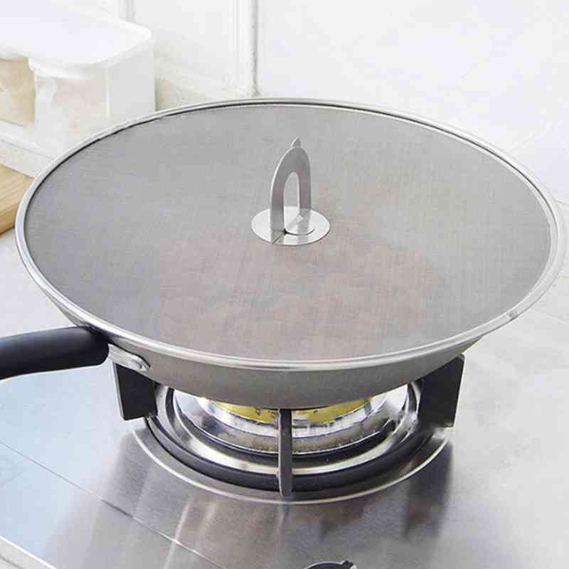 Rvs Cover Oil Proofing Cooking pan Plots Screen Morse-resistant