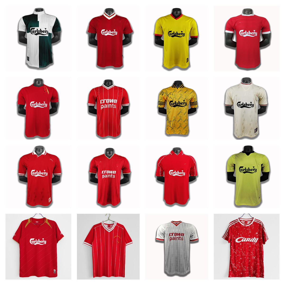 1981-1989 Retro soccer jersey vintage DALGLISH McMANAMAN 1990-2007 football Shirts classic RUSH FOWLER RUSH BARNES Camiseta, Black;yellow
1981-1989 Retro soccer jersey vintage DALGLISH McMANAMAN 1990-2007 football Shirts classic RUSH FOWLER RUSH BARNES Camiseta, Black;yellow