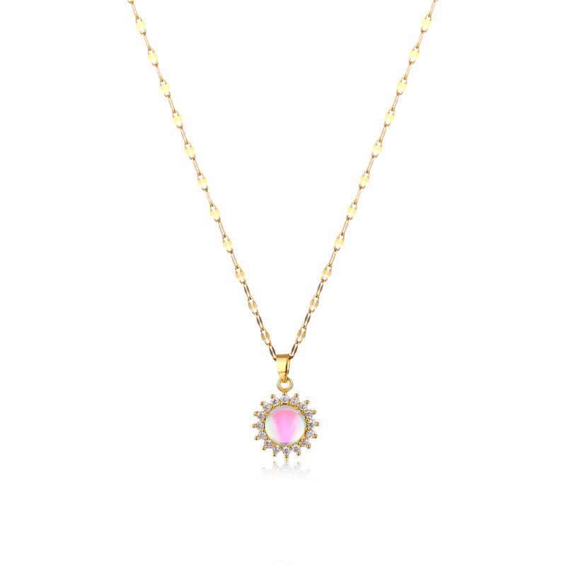 Pendant Necklaces Berserk Jewelry Gift Women's Simple Zircon Sunflower Female Stone Bone Torque Wedding For Women Girls
Pendant Necklaces Berserk Jewelry Gift Women's Simple Zircon Sunflower Female Stone Bone Torque Wedding For Women Girls
