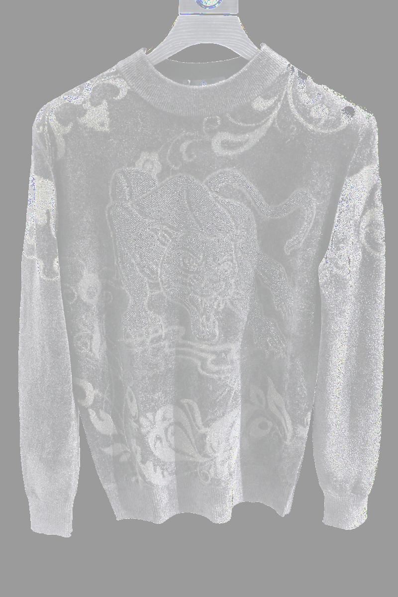 Men's Sweaters RK1628 Fashion 2021 Runway Luxury European Design Party Style Clothing, White;black
Men's Sweaters RK1628 Fashion 2021 Runway Luxury European Design Party Style Clothing, White;black