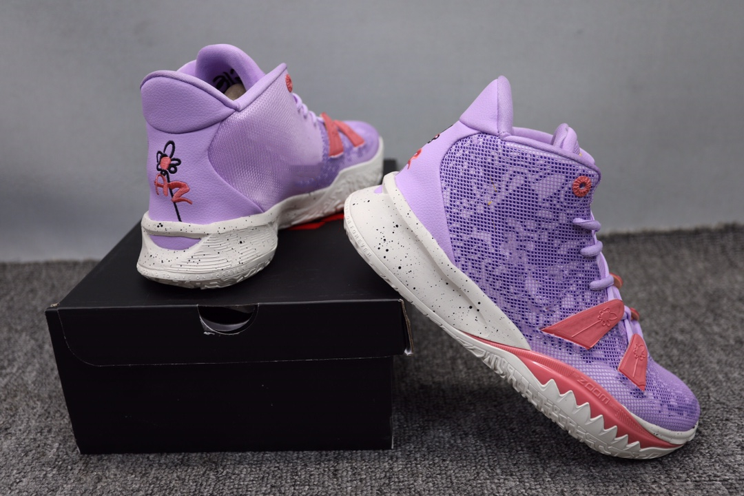 Classic Kyrie 7 7s Heat Ep Basketball Shoes Men Women Purple Flower Casual Mid Sports Sneaker, Customize
Classic Kyrie 7 7s Heat Ep Basketball Shoes Men Women Purple Flower Casual Mid Sports Sneaker, Customize