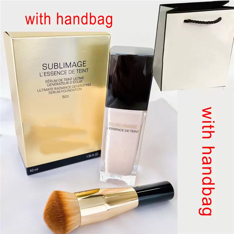Brand SUBLIMAGE L'ESSENCE DE TEINT Serum Foundation BR12 BD01 2 colors essence liquid foundation with brush + handbag, Mixed color
Brand SUBLIMAGE L'ESSENCE DE TEINT Serum Foundation BR12 BD01 2 colors essence liquid foundation with brush + handbag, Mixed color