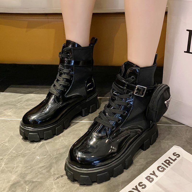 Boots 2021 Spring Women Ankle Pocket Short Boot Ladies Lace Up Shoes Female Platform Comfortable Black Chunky Big Size
Boots 2021 Spring Women Ankle Pocket Short Boot Ladies Lace Up Shoes Female Platform Comfortable Black Chunky Big Size