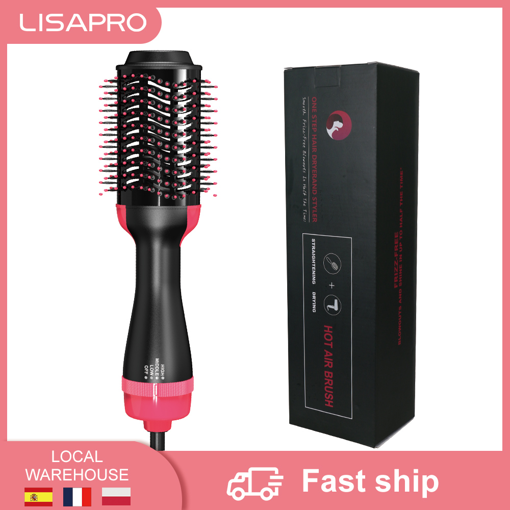LISAPRO 3 IN 1 Hot Air Brush One-Step Hair Dryer And Volumizer Styler and Dryer Blow Dryer Brush Professional Brush Hair Dryersg
LISAPRO 3 IN 1 Hot Air Brush One-Step Hair Dryer And Volumizer Styler and Dryer Blow Dryer Brush Professional Brush Hair Dryersg
