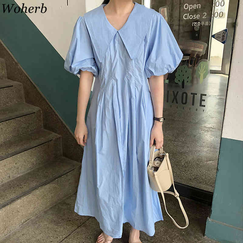 Elegant Women Dress Vintage Short Puff Sleeve Female Casual Dresses Office Lady A-Line Summer Korean Vestidos 210417, White
Elegant Women Dress Vintage Short Puff Sleeve Female Casual Dresses Office Lady A-Line Summer Korean Vestidos 210417, White