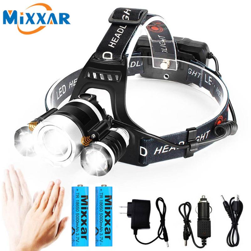 Headlamps ZK25 Drop 4 Modes Motion IR Sensor 3 T6 LED Headlamp 18650 Rechargeable Waterproof Hat Head Lamp Light Torch For Camping
Headlamps ZK25 Drop 4 Modes Motion IR Sensor 3 T6 LED Headlamp 18650 Rechargeable Waterproof Hat Head Lamp Light Torch For Camping